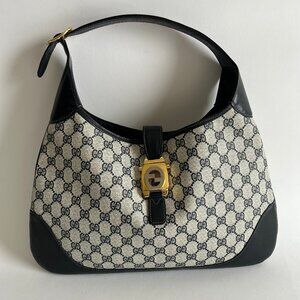 VINTAGE GUCCI MONOGRAM JACKIE BAG